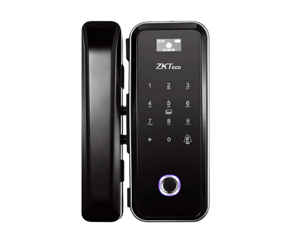 ZKteco GL300 Fingerprint Hybrid Verification Single Glass Door Lock