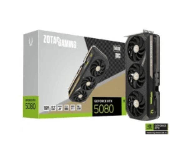 ZOTAC GeForce RTX 5080 SOLID OC 16GB GDDR7 Graphics Card
