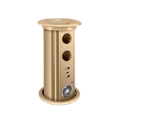 Zeshan Original Hidden Desk Pulling Out Pop Up Conference Table Smart Socket Outlet Socket