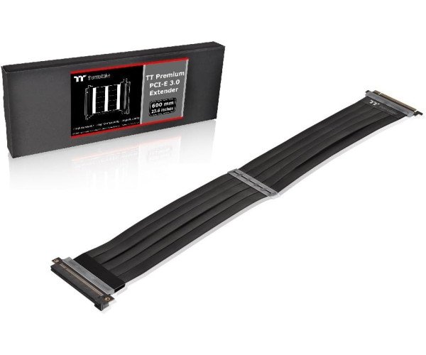 Thermaltake AC-050-CN1OTN-C1 600mm TT Premium PCIe 3.0 x16 Extender Riser Cable
