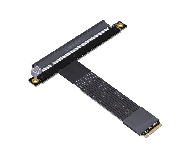 ADT-Link K43SF-BK PCIe 5.0 M.2 NVMe to PCIe x16 Extension Riser Cable