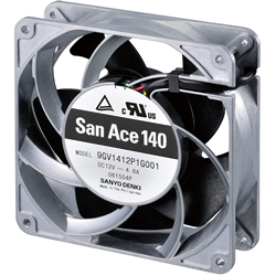 SANYO DENKI San Ace 140 9GV1412P1S001 12V DC 272 CFM PWM High-CFM Server Cooling Fan