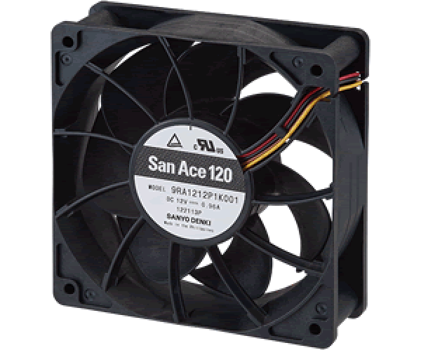 SANYO DENKI San Ace 120 9RA1248P1K0011 48V DC 158 CFM PWM High-CFM Server Cooling Fan