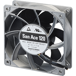 SANYO DENKI San Ace 120 9SX1212P1K001 12V DC 258 CFM High-CFM Server Cooling Fan