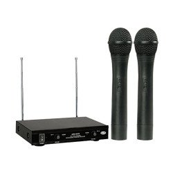 Ahuja AWM-495VHL Dual-Channel Handheld Wireless Microphone