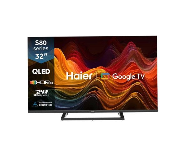 Haier H32S80EFX 32-inch QLED Full HD Framlass Smart Google TV