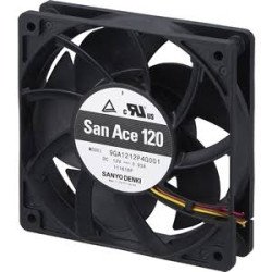 SANYO DENKI San Ace 120 9RA1248G10011 48V DC 141 CFM Low-Noise High-CFM Server Cooling Fan
