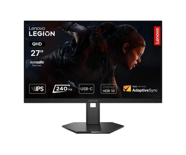 Lenovo Legion 27QD-10 27" 240Hz 2K QHD 0.5 ms IPS Gaming Monitor
