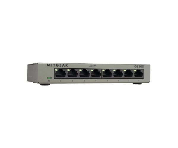 Netgear GS308 budget-friendly 8-port Gigabit unmanaged desktop switch