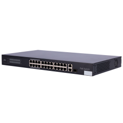 Uniview NSW3000-24T1GT1GC-POE-IN 24-Port PoE L2 Cloud Managed Network Switch