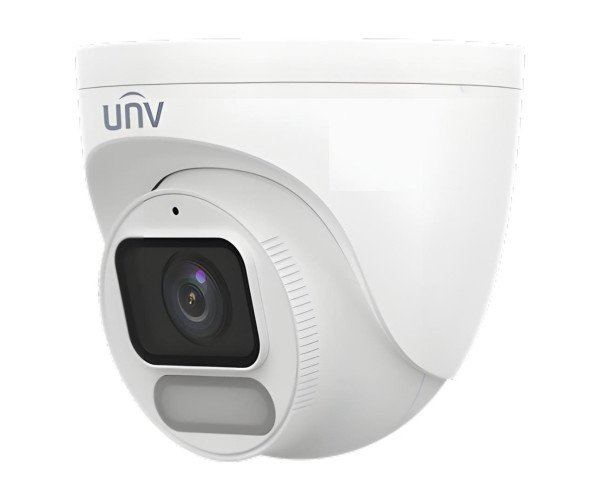 Uniview IPC3624LE-ADF28K-WP-L 4MP Owlview Wise-ISP Fixed Warm Light Turret Network IP Camera