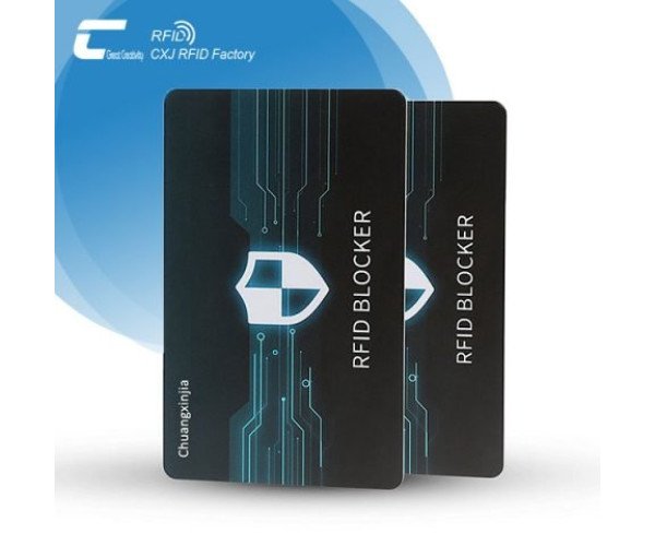 RFID E-Field Tech for Identity Theft Protection Blocking Card