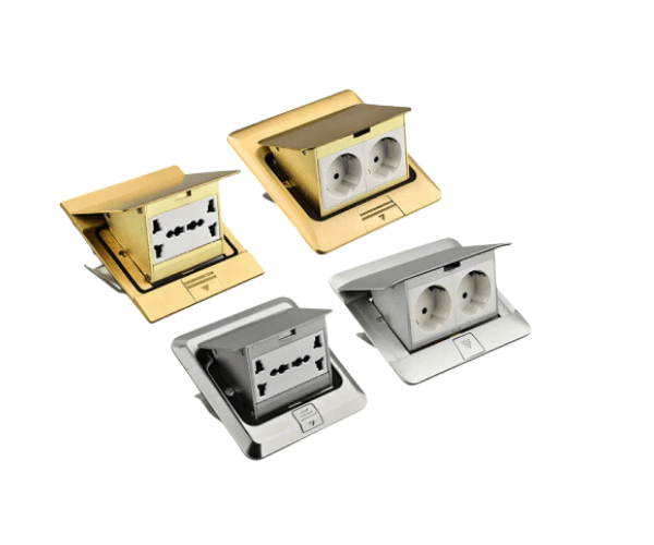 pop up universal power outlet desktop socket hidden floor electrical socket pop up socket