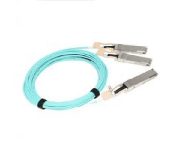 6Com 400G QSFP-DD To 2×200G QSFP56 OM3 Active Optical Cable (AOC), 1M-20M