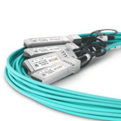 6Com 40G QSFP+ to 4x10G SFP+ Breakout Active Optical Cable, 1~100m