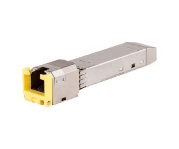 Aruba R9F85A 10GBASE‑T SFP+ RJ45 30m Cat6A Transceiver for HPE