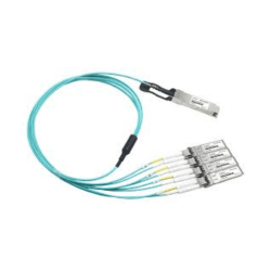 Fortinet FG-TRAN-QSFP-4SFP-5 Compatible 5m QSFP+ to 4xSFP+ Breakout AOC Cable