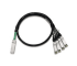 Fortinet FG-TRAN-QSFP-4XSFP Compatible 1m QSFP+ to 4xSFP+ Breakout AOC Cable