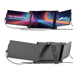 Mobile Pixels Trio Max Portable Monitor 14-Inch Full HD IPS Dual Triple Monitor for laptops USB C/USB A Portable Screen