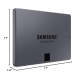 Samsung 2TB 860 QVO SATA III 2.5″ Internal SSD
