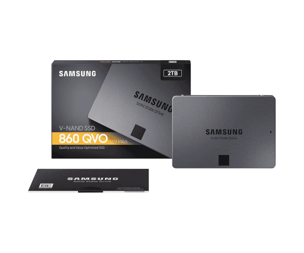Samsung 2TB 860 QVO SATA III 2.5″ Internal SSD