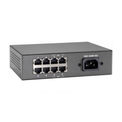Levelone FEP-0812, 8-Port Fast Ethernet PoE Network Switch
