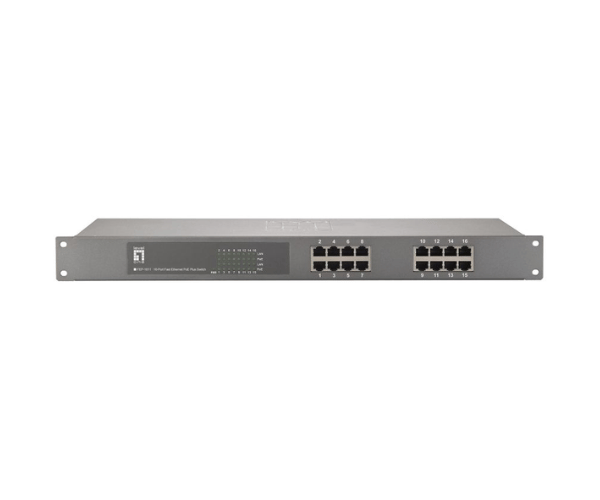 Levelone FEP-1611 16-Port Fast Ethernet PoE Network Switch